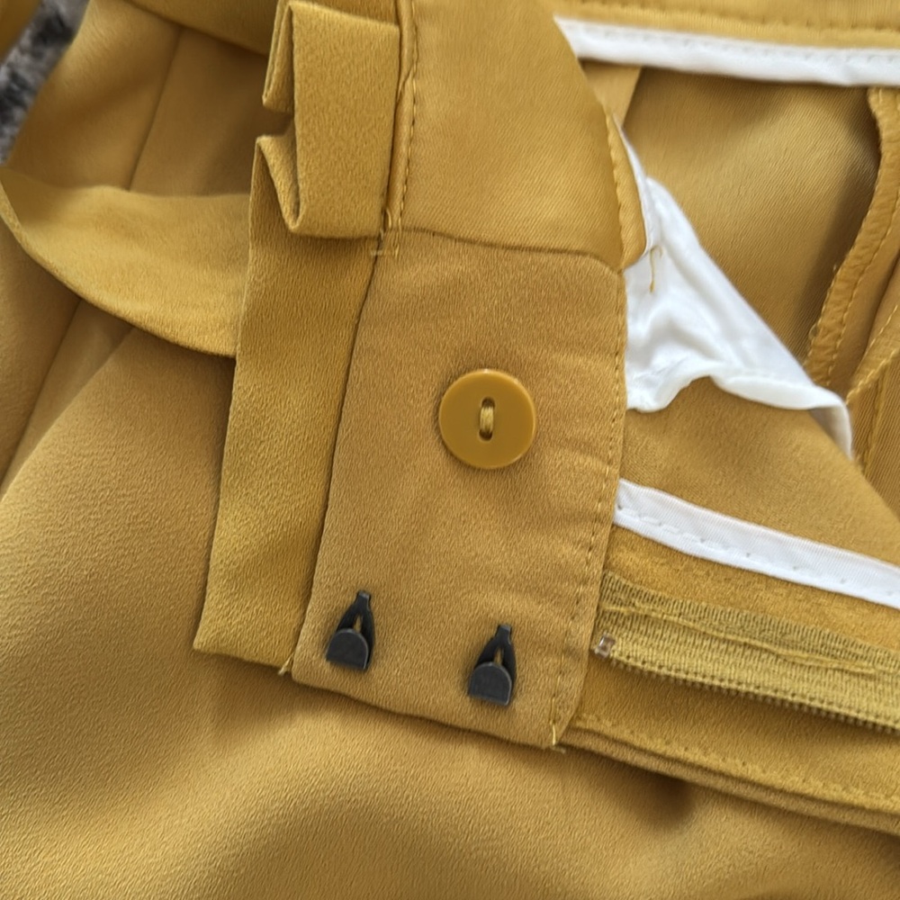 Express Ankle Chic Mustard Yellow High-Waisted Trousers
Size 00R - Picture 8 of 13